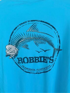 Fishing Shirt Like New Robbie’s Florida Keys Sun Shirt Sport Tek  Size S